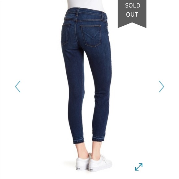 Hudson Midrise Natalie Super Skinny Crop Jeans 26 - Picture 2 of 6